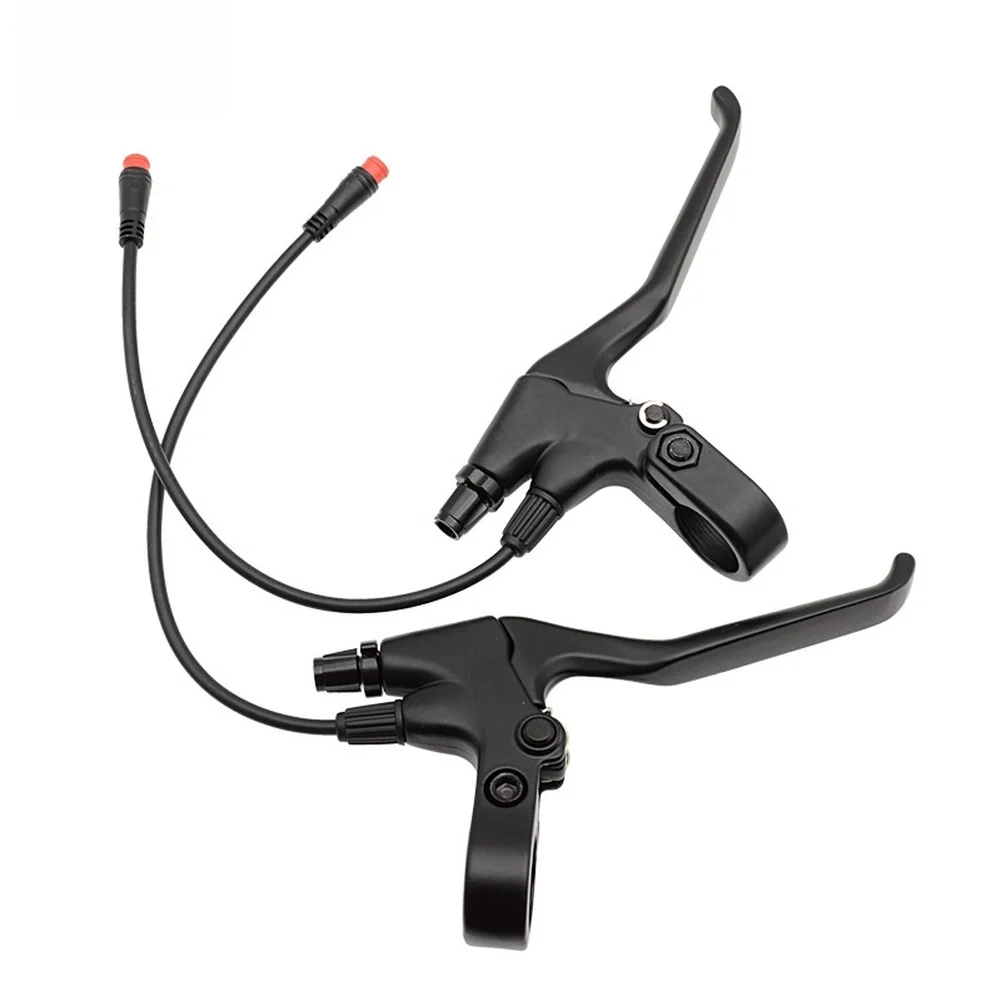

2 Pin Waterproof Male Connector Electric Bike Brake Levers with Ergonomic Design Suitable for Most 22mm Handlebar E Bikes