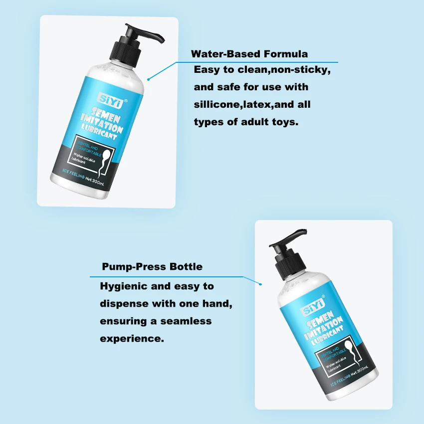 300 مل زيوت التشحيم المائية للتبريد للشرج والمهبل، لعبة صديقة للبشرة غير لزجة، آمنة وسهلة التنظيف للأزواج #5