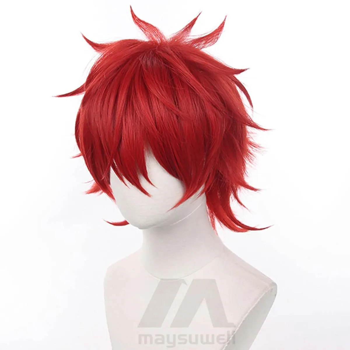 Jeu Ensemble étoiles ES fou B Amagi Rinne Cosplay courte rouge résistant à la chaleur perruque de cheveux synthétiques