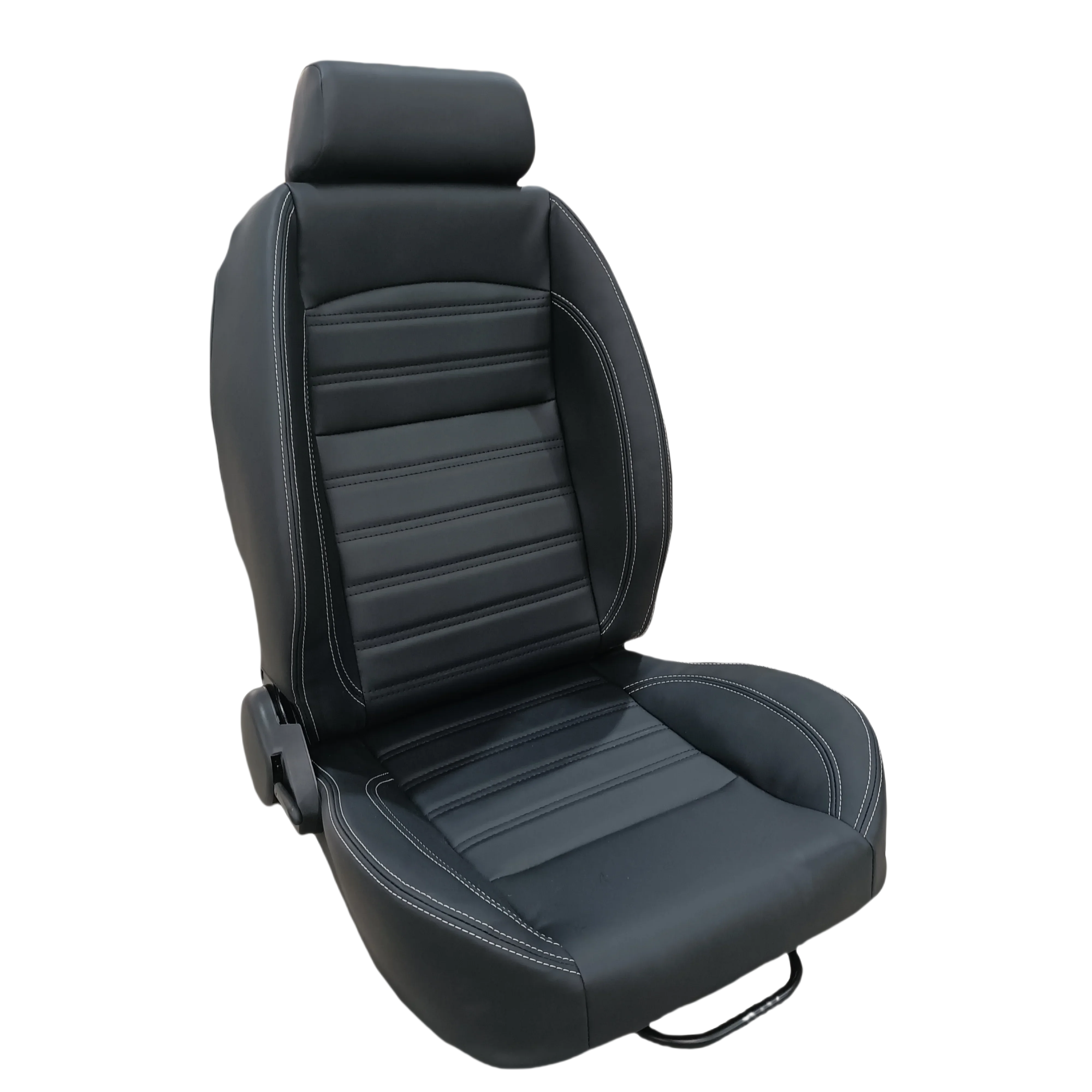 2024 Wholesale New Style  Black PVC Racing Sport Seats Customized Car Seats Made of Fabric