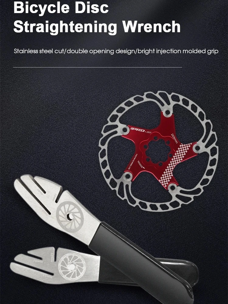 AliExpress Bicycle Tool Disc Brake Rotor Alignment Truing Tools MTB Flattening Correction Wrench Stainless Steel Bike Repair Tool