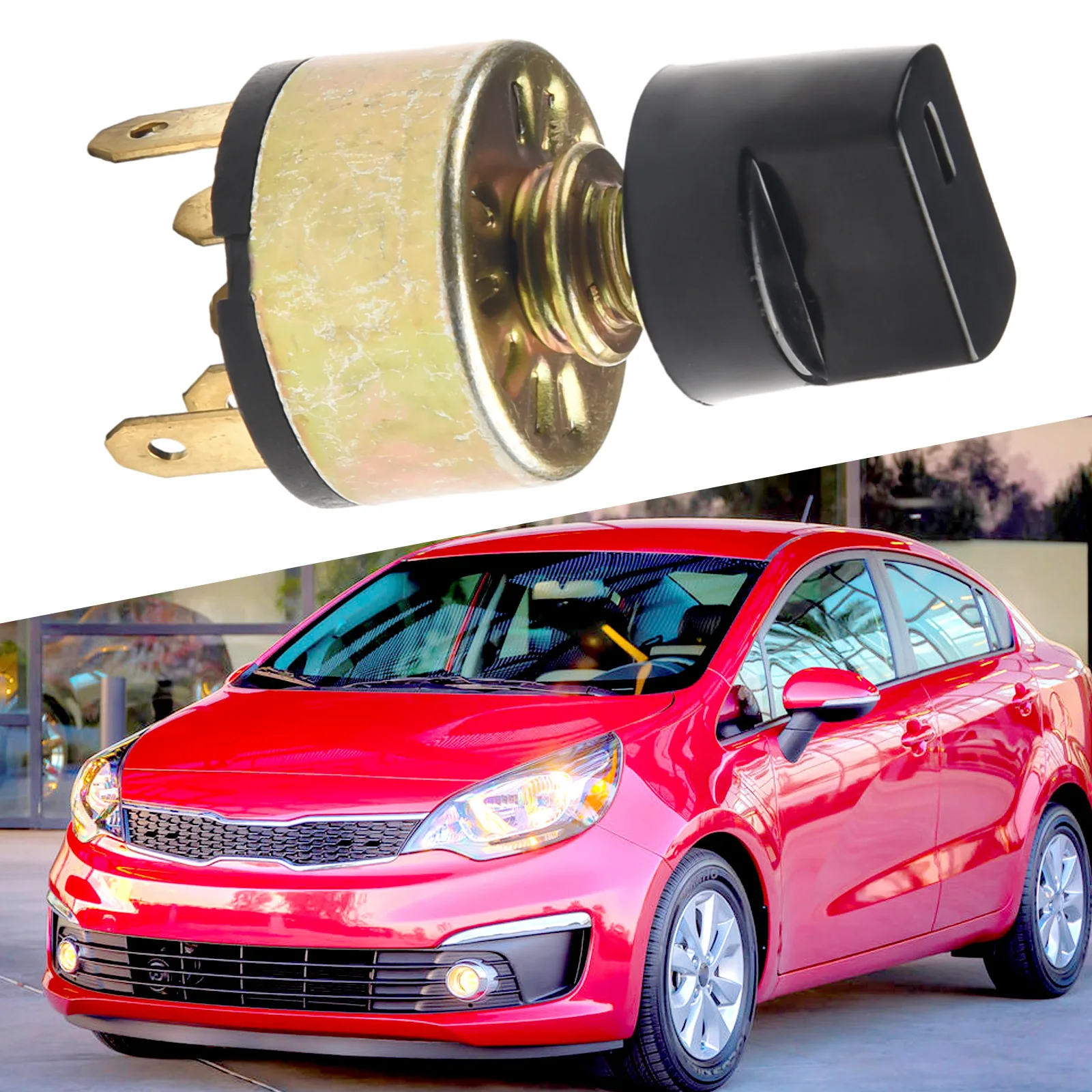 Car Air Conditioner Switch Auto Fan 4 Position 3 Way Selector Rotary Switch Plastic Rotation Knob For Car Air Cooling Control