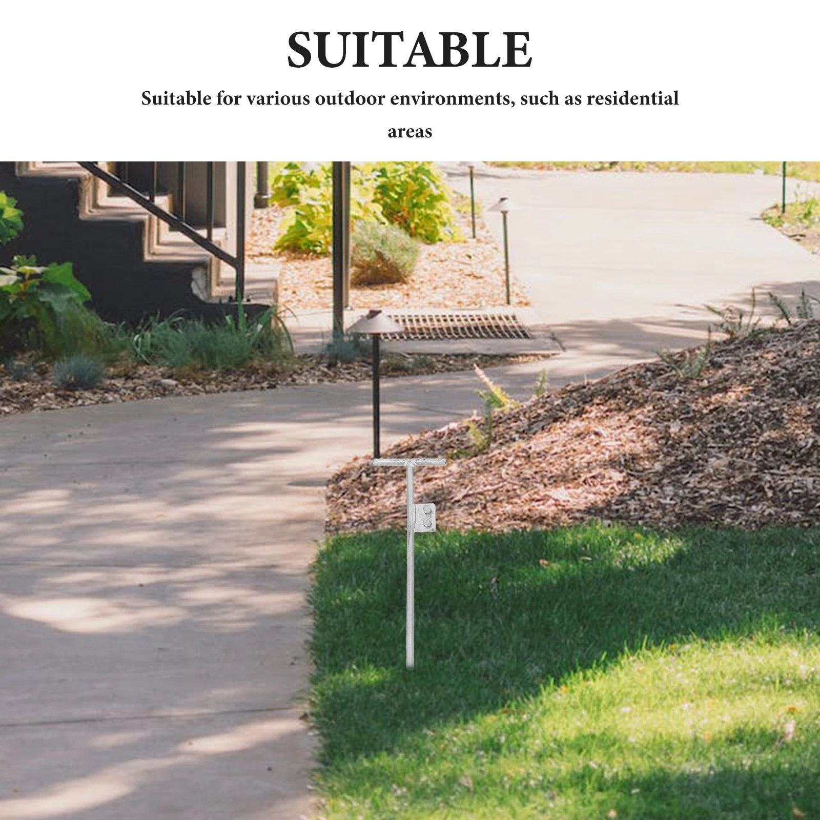 Galvanized T-Shape Ground Rod Portable Electrical Grounding Stake Home Industrial Earthing Rod Grounding Electrode