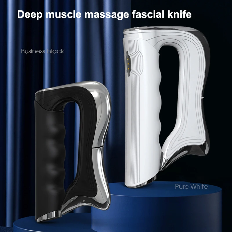

Электрический массажный нож для фасций с микротоками и вибрацией для расслабления мышц и лифтинга тела