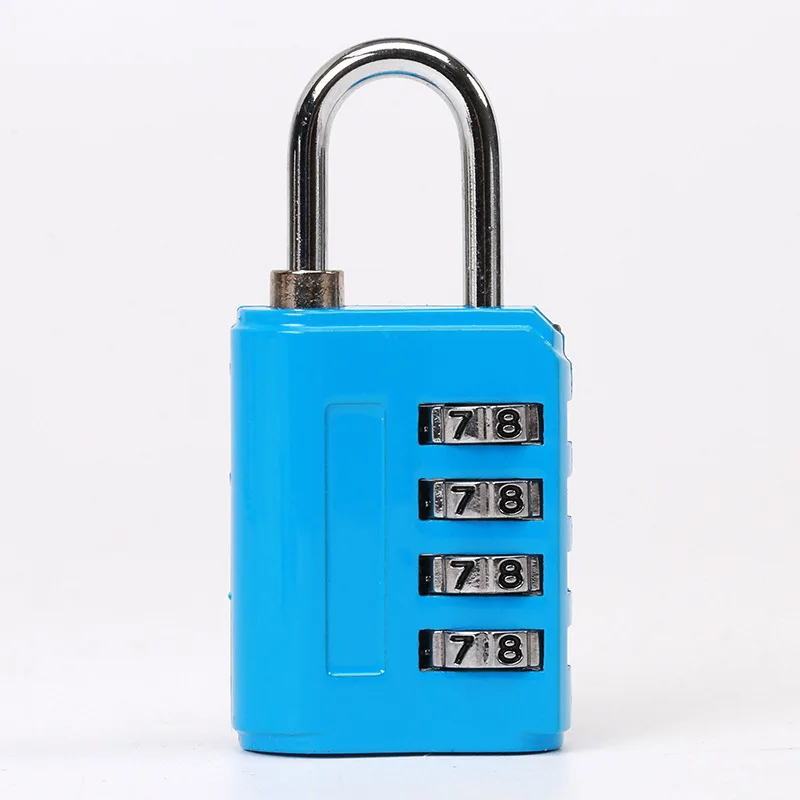 Aluminum Alloy Mini Password Four-digit Padlock Luggage Case Combination Lock Multi-use Anti-theft Drawer Cabinet Coded Lock