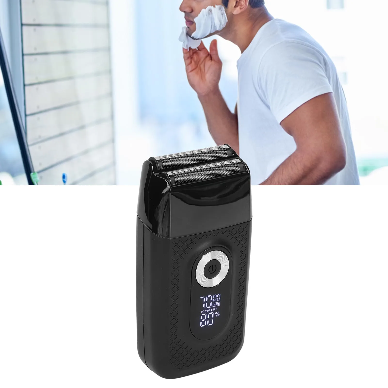

Electric Beard Trimmer Hair Beard Cutter Intelligent Mesh Alloy USB 3 Gears Digital Electric Beard Trimmer Detachable Blade