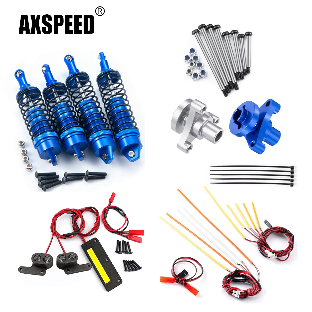 AXSPEED ライトグループ ヒンジピンキット ショックアブソーバー ギアマウント スラッシュ 2WD ショートコーストラック 1/10 RC カーアップグレードパーツ用