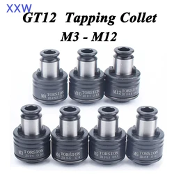 XXW M3-M12 GT12 ISO JIS DIN M3-M12 Set pinze autofilettanti rubinetti mandrini con protezione da sovraccarico pinze autofilettanti rubinetti