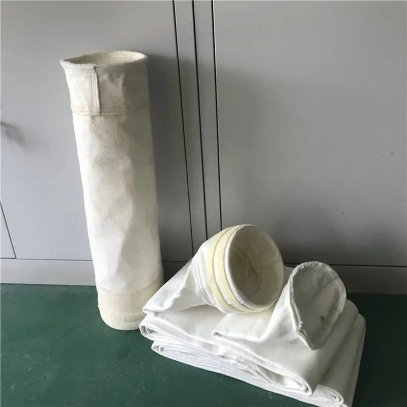 Dust Collector Filter Bags Polyester Needle-punched Felt High Temperature Filter Bags Industrial Spare Parts