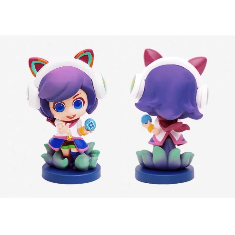 Original LOL League of Legends Ahri Miss Fortune Ezreal Riven Mini Anime Action Figures Collectible Ornaments Model Toy Gift