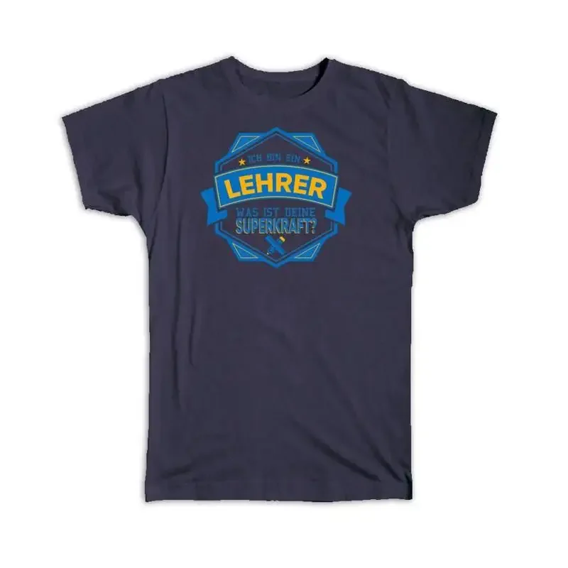 For Best Teacher Superpower German Humor Funny Art Print Cool T shirt