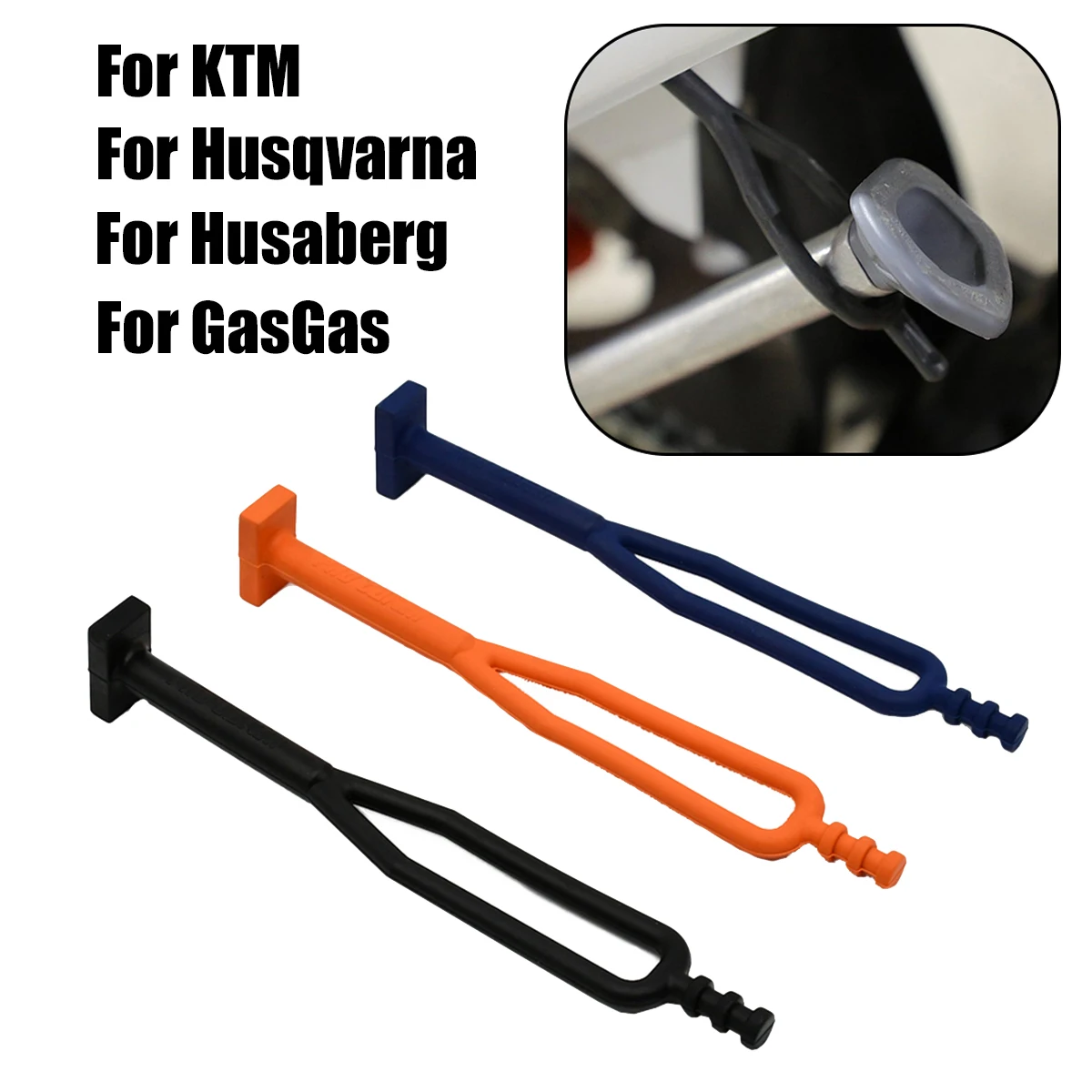 Motorcycle Motocross Rubber Kickstand Side Stand Strap For KTM EXC XCF XC XCFW EXCF XCW TPI Six Days 125 250 350 450 500 300