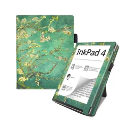 Cover Case for Pocketbook Inkpad 4th 7.8 Inch 2023 Release E-reader Sleep Cover for PB743 Funda Capa with Hand Holder