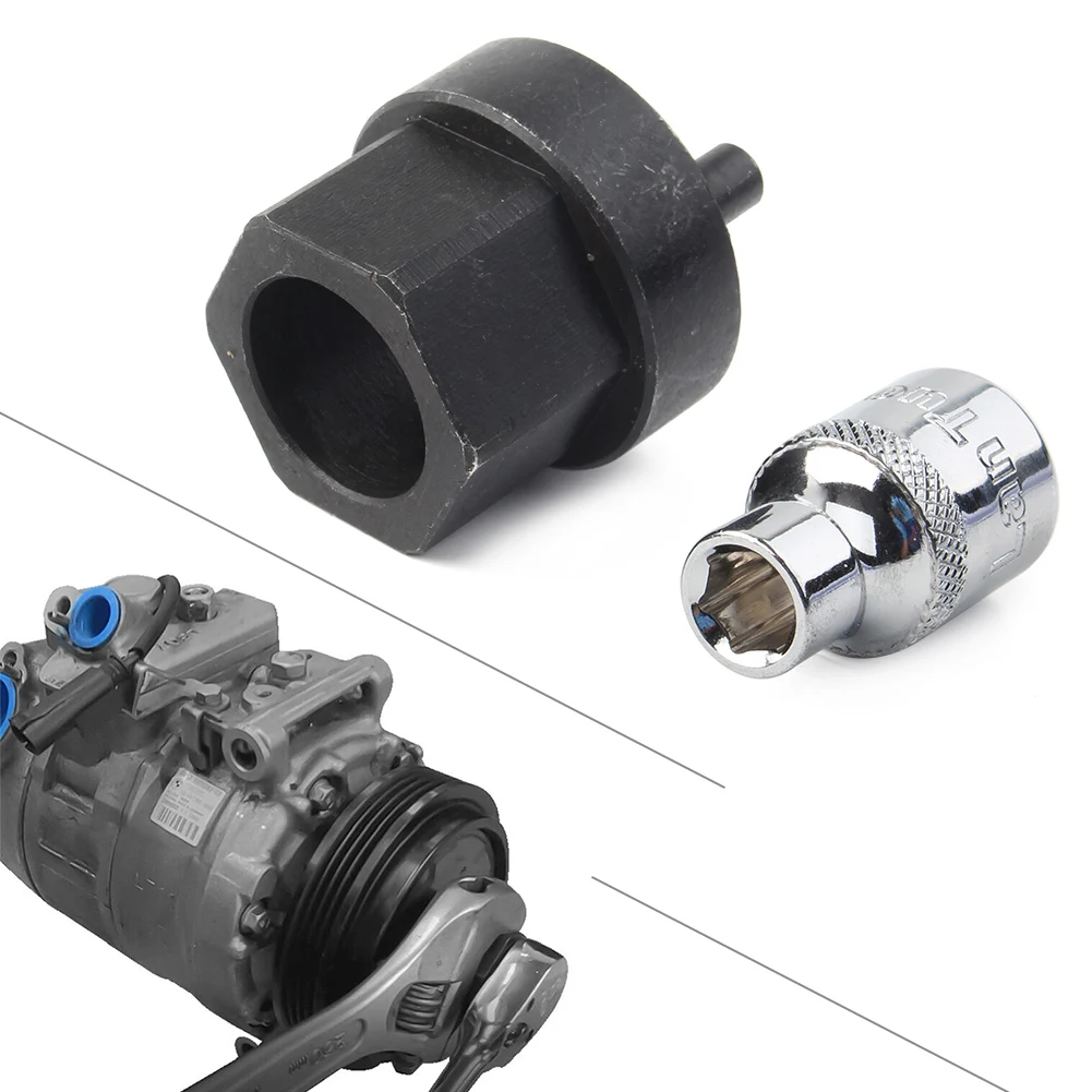2Pcs Auto Metal A/C Compressor Clutch HUB Remover Tool For Mercedes Models For 7SEU17C 5SE09C 5SEL12C 6SEL14C 6SEU14C 6SEU16C