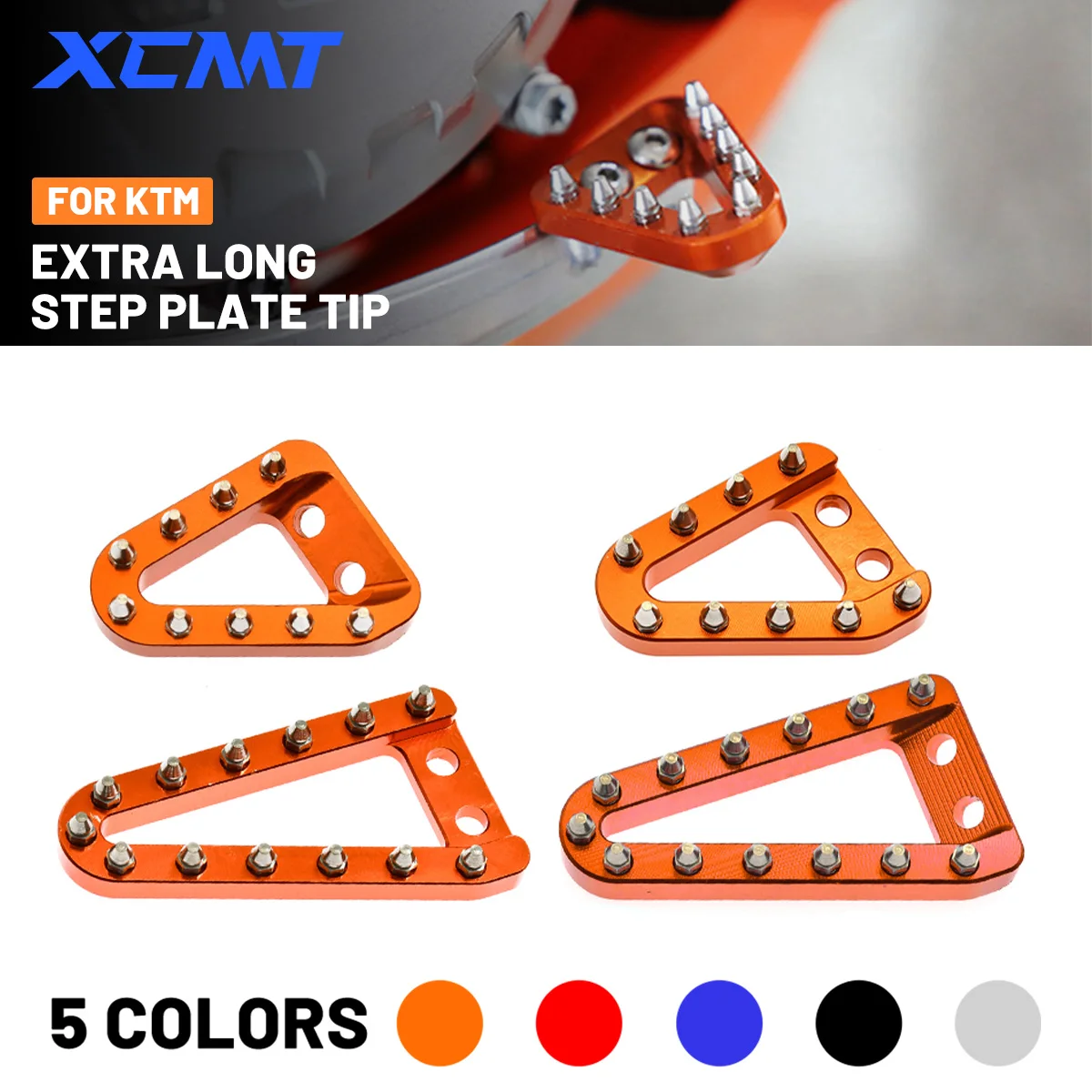 Extra Long Enlarged Rear Brake Pedal Lever Step Plate Tip For KTM SX SXF XC EXC For Husqvarna FC TC FE TE FX TX GasGas EX EC CNC