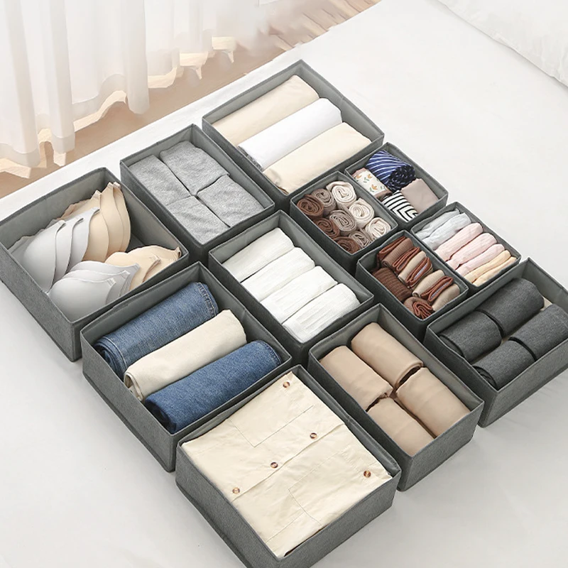 Underwear Organizers Of Cabinets And Drawers Wardrobe Clothes Bra Organizer For Underwear Socks Pants Home Foldable Storage Box