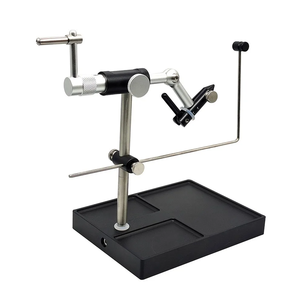 

Fly Tying Set Vise and Pedestal 360° Rotation Fly Making Tool Fishing Fly Tieing Tools Adjustable Device Hook Tie Table E Type