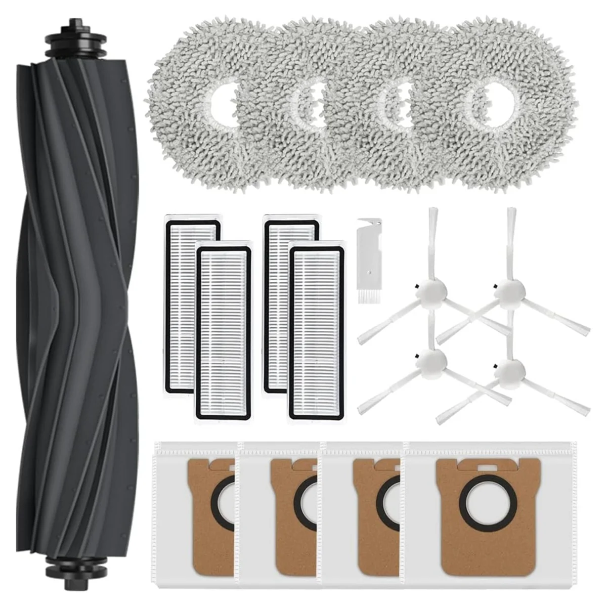 HEPA-Dreame用のモップパッド,ダストバッグ用のスペアパーツフィルター,l10s ultra,l10 ultra,l10s pro,xiaomi x10 plus,メインサイドブラシ