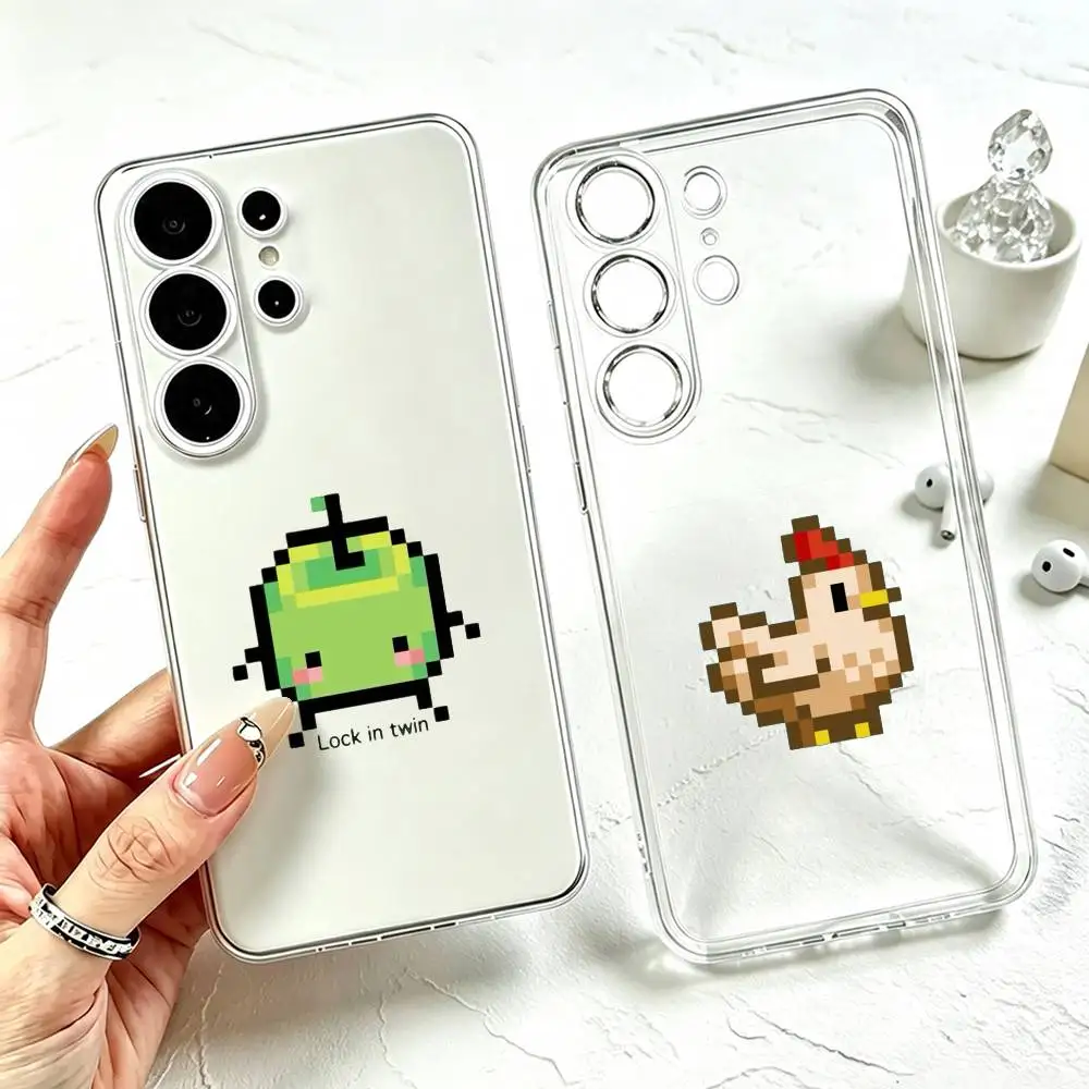 S-Stardew Valley Farm Simulation Game Phone Case Transparent Silicone Soft For Samsung S25,S24,S21,S22,S23,S30,Ultra,S20,Plus,Fe