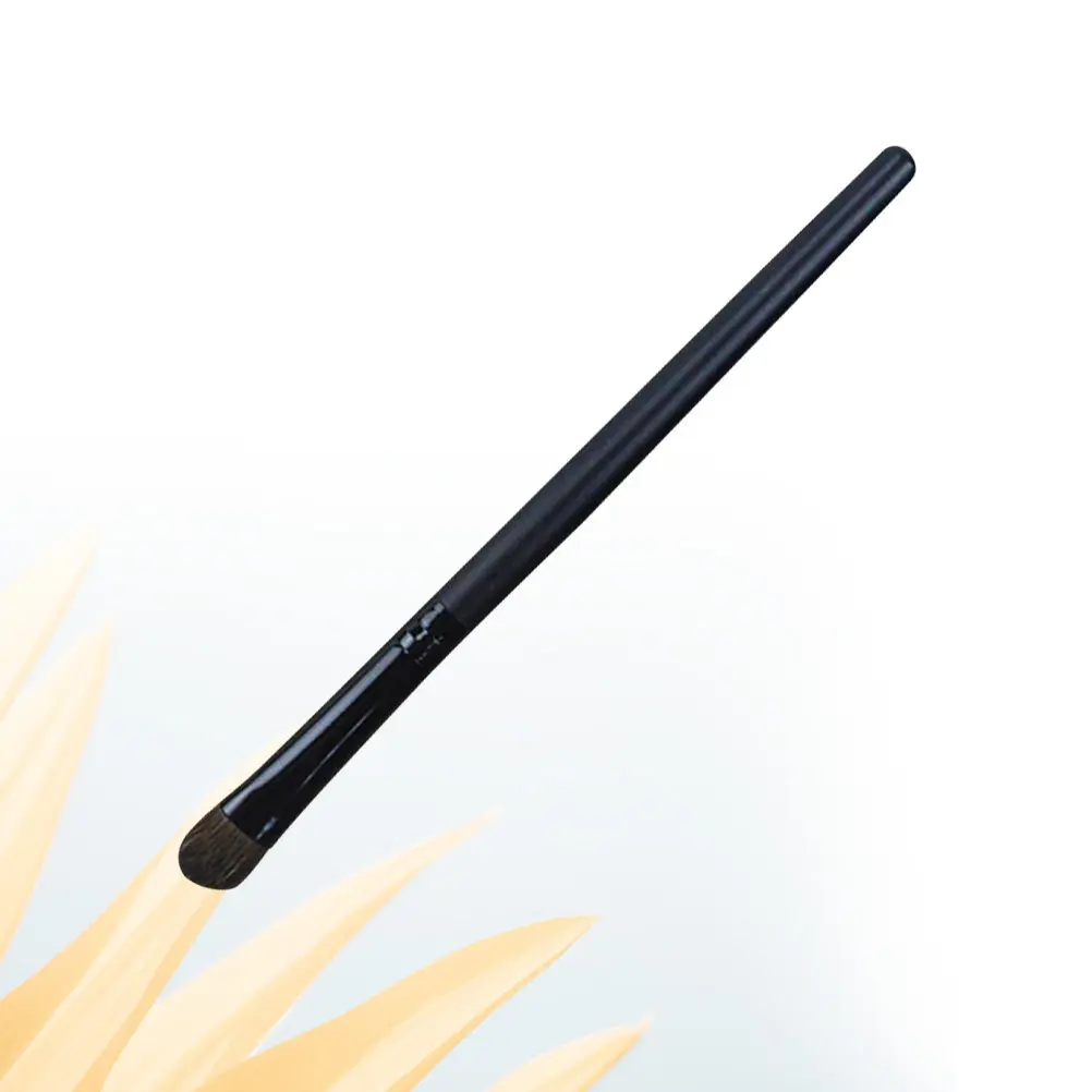Professional Eye Makeup Brush for Women Long Handle Soft Horsehair Bristles Ergonomic Plastic Handle Even Blending Charm Makeup