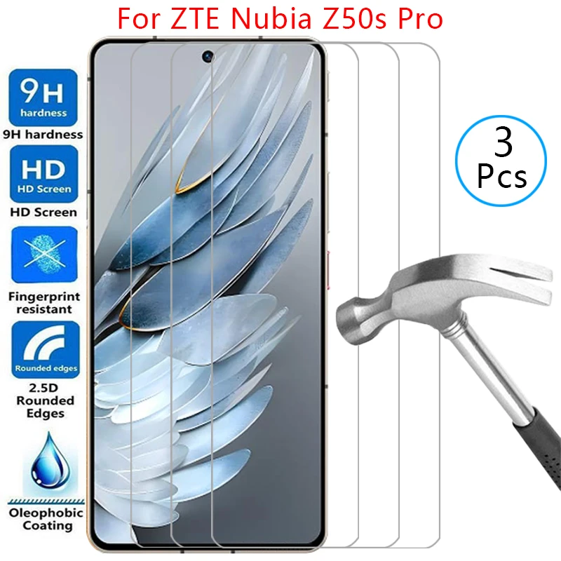 screen protector tempered glass for zte nubia z50s pro phone case on nubiaz50s z 50s z50 s z50spro back cover 360 protective