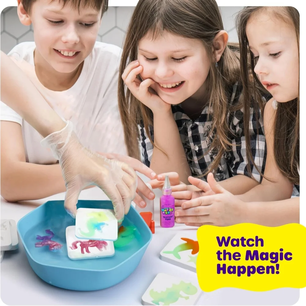 Kit Jumbo Aqua Fairy Water Gel para crianças, artesanato para crianças, kits de brinquedos Magic Elf, animais de estimação aquáticos - Squishy Maker DIY, presente para meninas e meninos