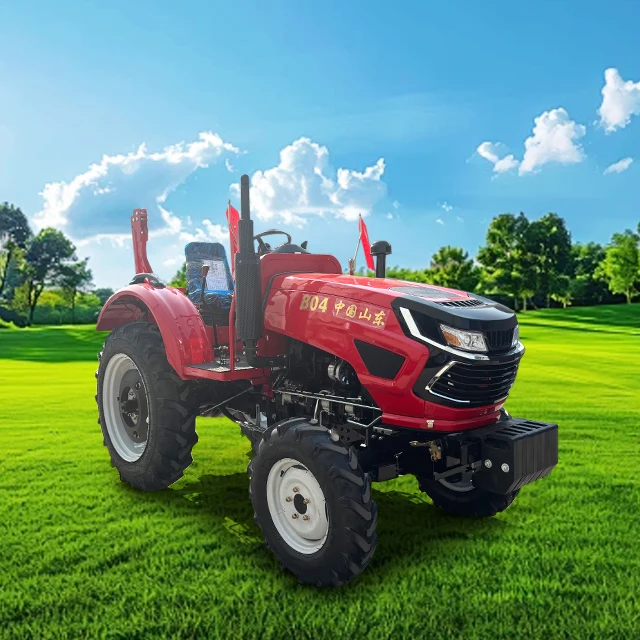 4WD 4x4 الديزل جرار زراعي 80-120HP الطاقة المقدرة آلات ذات عجلات متعددة الوظائف مع مكون المحرك الأساسي