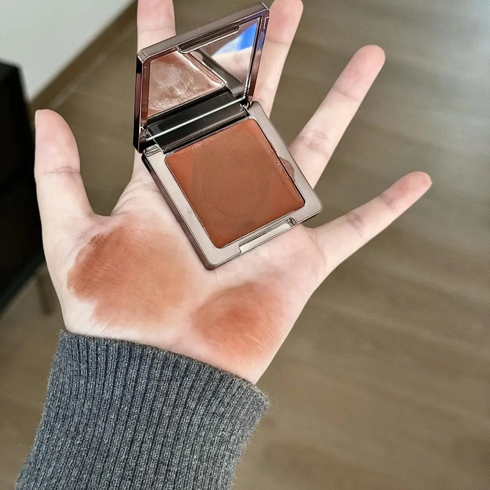 Creme fosco lama labial clareamento vermelho escuro marrom névoa veludo batom lábio bochecha dupla utilização geléia enchimento gloss blush creme matiz maquiagem