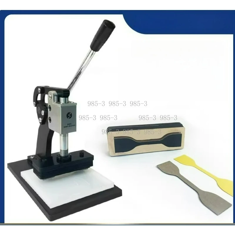 Manual Hand Press Sampling Punching Tool 90x130mm Leather Die Cutter 0.8T Force for PVC EVA Fabric Paper Cutting