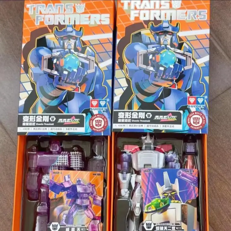 

Горячая глухая коробка-трансформер Auldey, серия Aae, волна, темная звезда, шарнирная фигурка, игрушка Galvatron Megatron Optimus