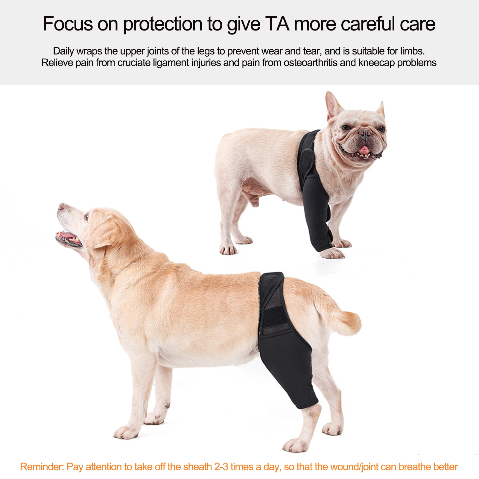 Dog Hip Joint Brace Dog Knee Brace Made With Breathable And Elastic Fabric Knee Brace For Dogs Provide Superior Support And