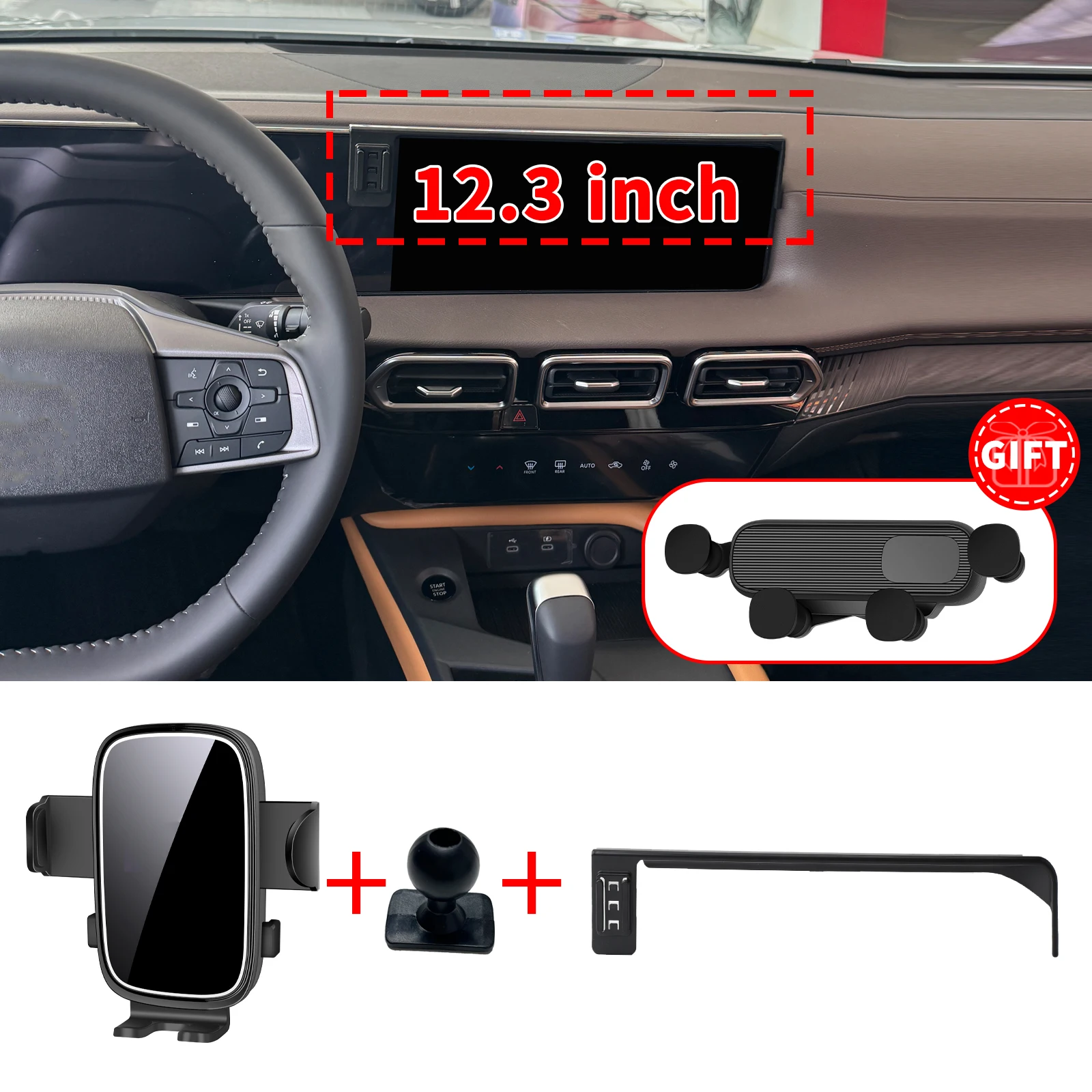 

for Nissan Sentra 2026 2027 Specific Dashboard Navigation Phone Holder Mount Design Car​​ accessoires