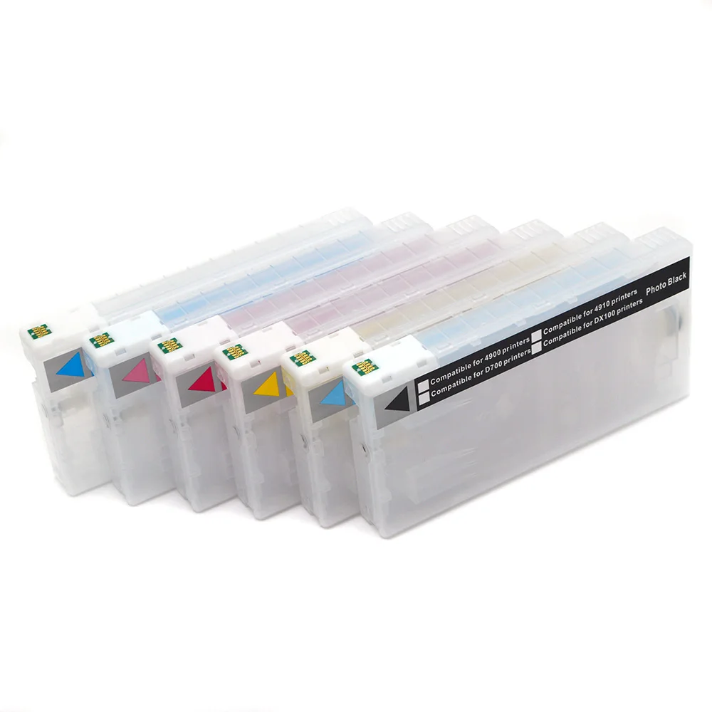 Cartucho de tinta recargable T7821-T7826 con Chip para impresora Epson SureColor D700 200 ML/PC