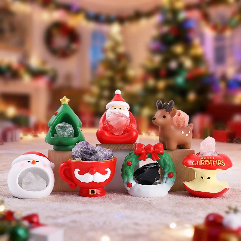 

Модные настольные украшения, благословение в прогрессиве, кристаллы, кубиками, глухая коробка, натуральный хрустальный камень, детские игрушки, куклы, рождественские подарки