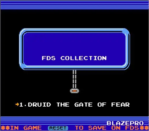 خرطوشة لعبة درويد إنجليزي (FDS) لوحدة التحكم NES/FC