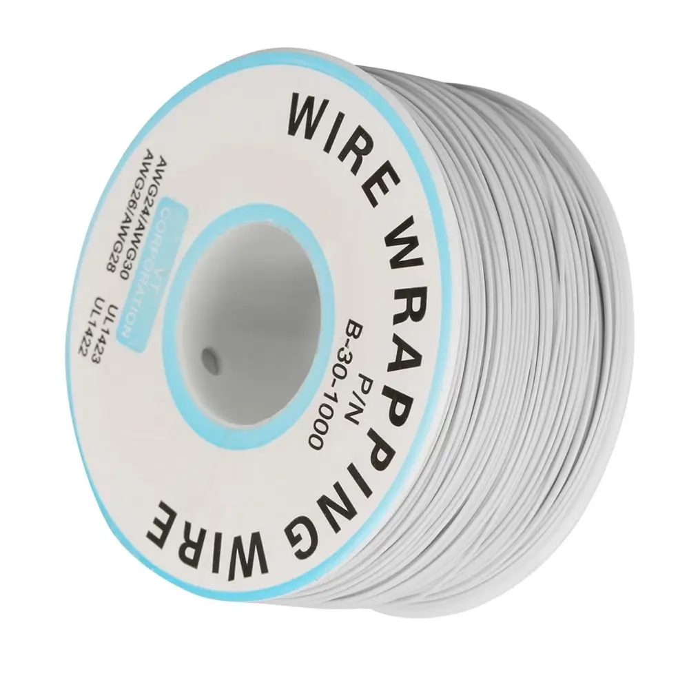 

30AWG Wire Wrapping Copper Wire 0.25mm Core Diameter 200M Single Copper Wire Strand Tin Plated Copper Cord Circuit Board