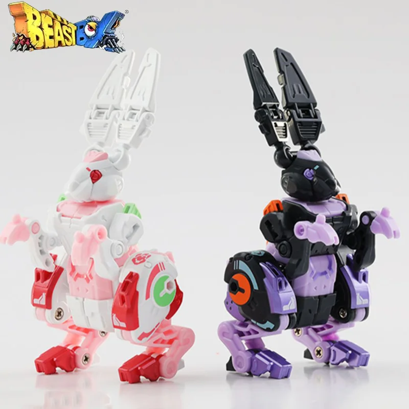 Original Beastbox Ironblood Loyalheart Deformation Toys Rabbit Assembly Model Figure Anime Collection Model Doll Kids Toys Gift