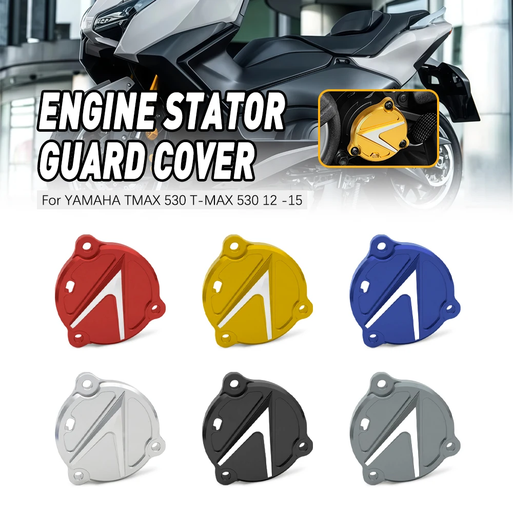 

Motorcycle Accessories Engine Stator Protective Cover Decoration For YAMAHA TMAX 530 T-MAX 530 2012 2013 2014 2015