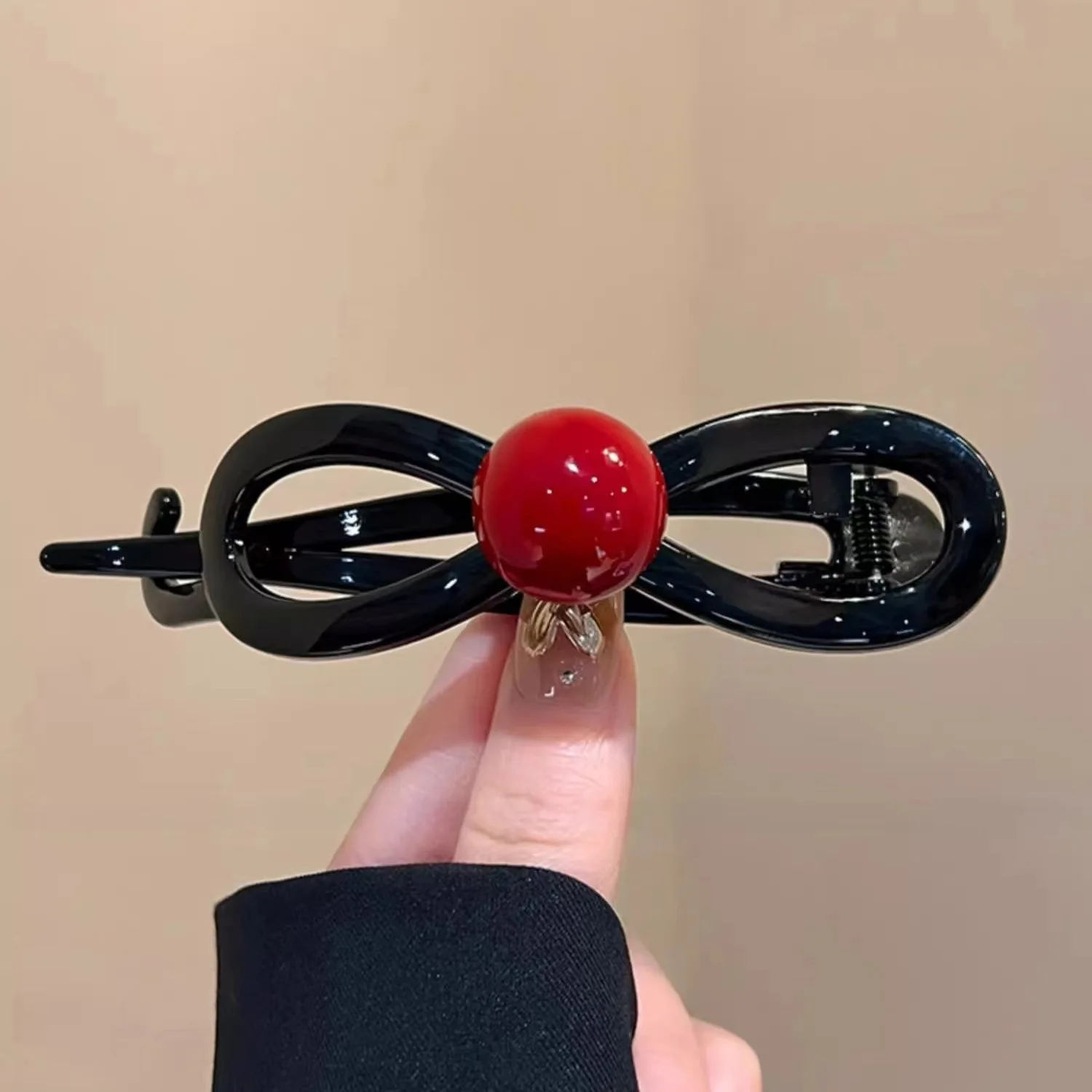 Neue gedrehte Haarspange aus Kunststoff, Imitationsperle, Haarnadel, gedrehtes Design, Haarnadel, Haarspangen, Damen-Haar-Accessoires – Detail 10