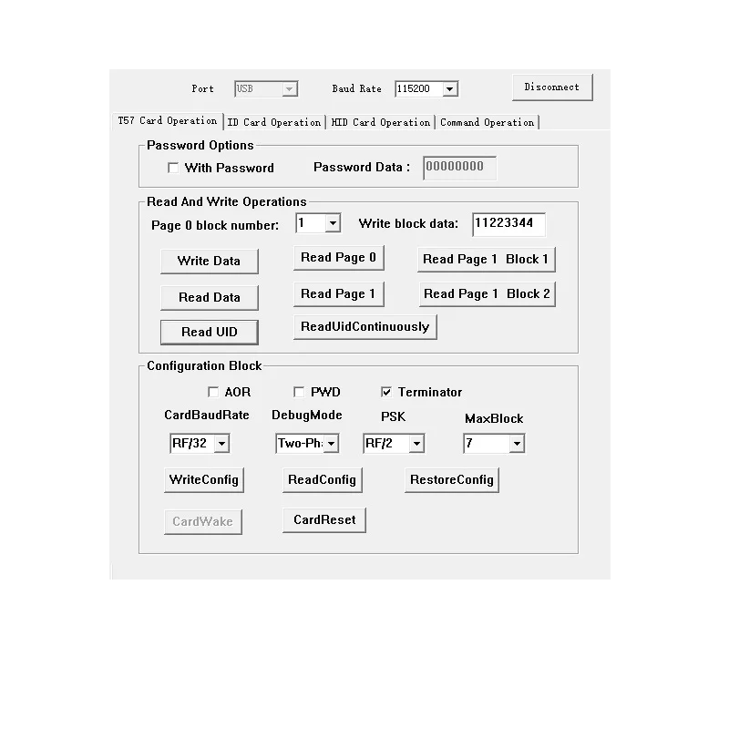 Universal RFID 125Khz T5577 Chip EM Card Reader Writer Plug and Play