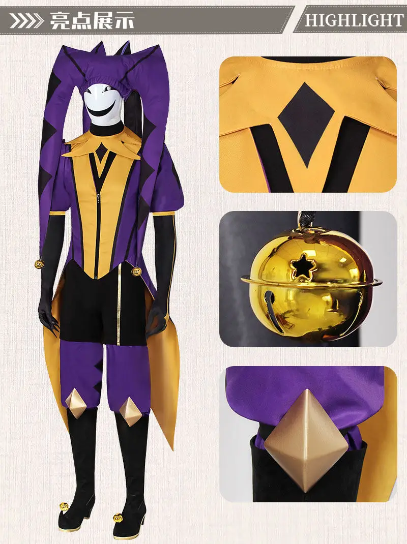 

Cosplay Series: The Freak Circus-Jester Cosplay high quality Costume full set S-XXXL