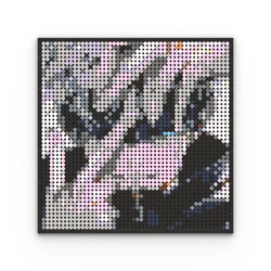 Jujutsu Kaisen Anime Cartoon Gojo Satoru Itadori Yuj Blocks Brick Pixel Art Decoration Painting DIY Toys Kids Christmas Gifts
