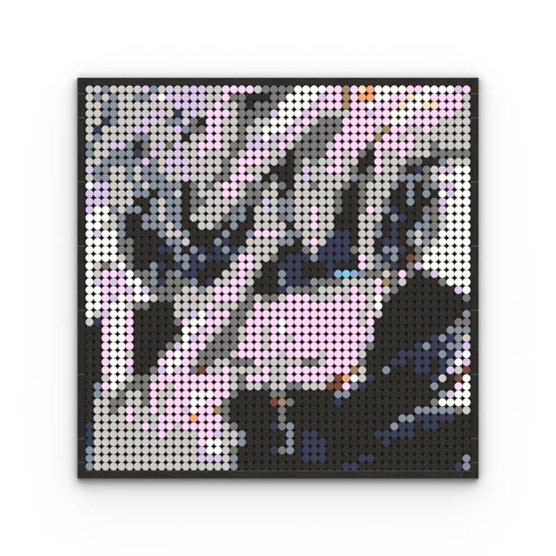 Jujutsu Kaisen Anime Cartoon Gojo Satoru Itadori Yuj Blocks Brick Pixel Art Decoration  Painting DIY Toys Kids Christmas Gifts