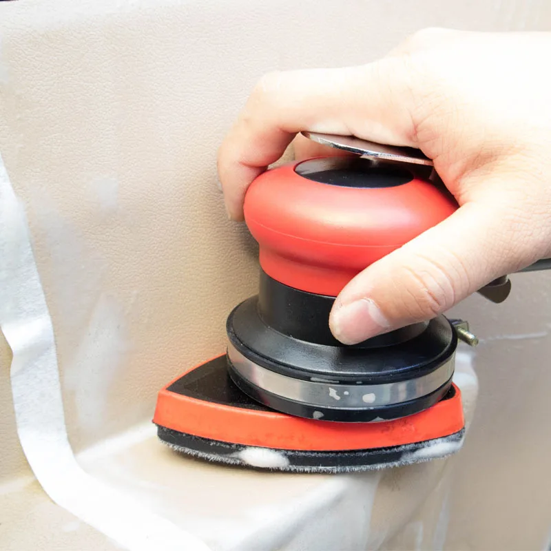 Pneumatic Leather Washer Automotive Interior Washer Triangle Pneumatic Polishing Waxer Polishing Machine Wind Mill