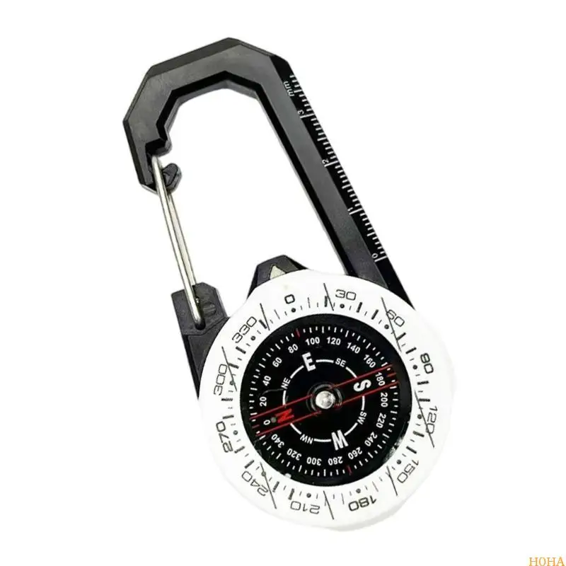 N0HA Buckle Type Componsses Portable Outdible Sports Directional Guide Carabiner Compassions