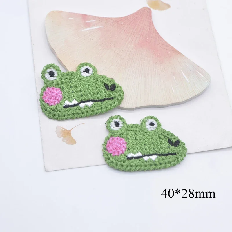 10Pcs Kawaii Animals Wool Applique for DIY Clothes Hat Shoes Sewing Supplies Patches Headwear Hair Loop Clips Decor Accessories