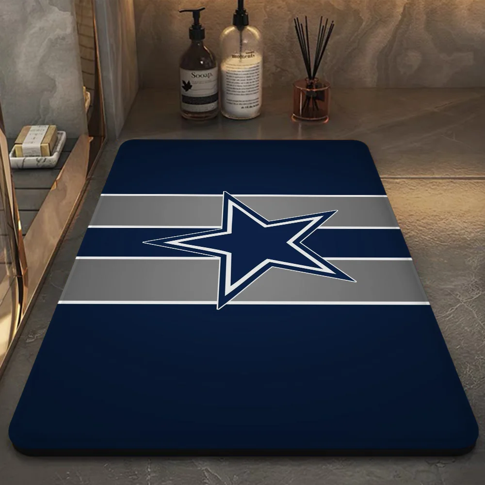 Dallas C-Cowboys Prayer Hallway Carpet Non-Slip Laundry Room Mat Laundry Decor Balcony Child Living Room Bedside Area Rugs