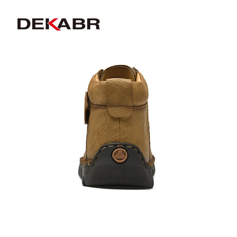 DEKABR 2023 New Snow Boots Protective and Wear-resistant Sole Man Boots Warm and Comfortable Winter Walking Boots Big Size 39-48