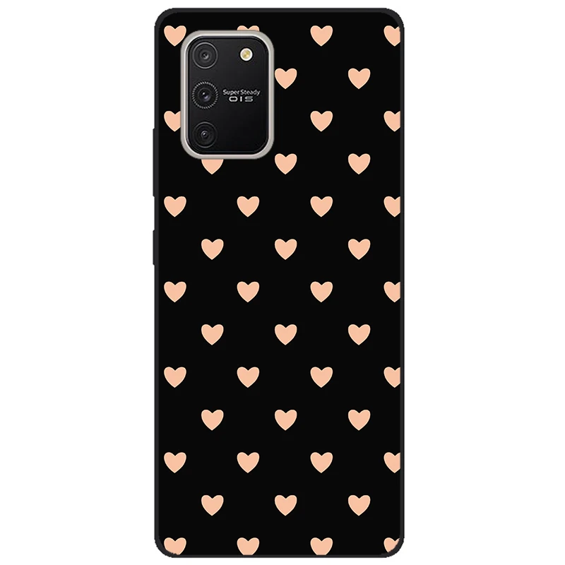 For Samsung Galaxy S10 Lite Case G770F Silicone Black Soft Back Cover for Samsung S10 Lite Case 2020 TPU S10Lite Cover S 10 Lite