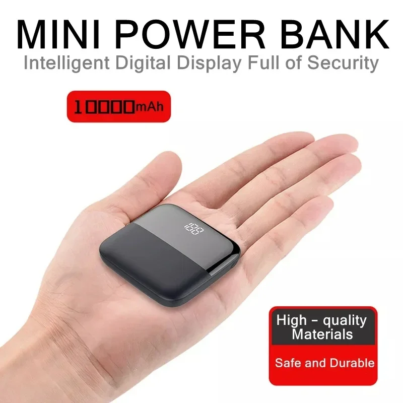 

20000mAh Mini Power Bank Super Fast Charge Portable External Battery Pack Digital Display Powerbank for IPhone Xiaomi Samsung